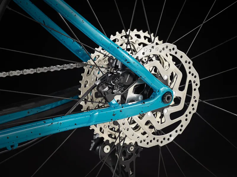 TREK Roscoe 7 Hardtail Mountain Bike in Teal and Trek Black-5